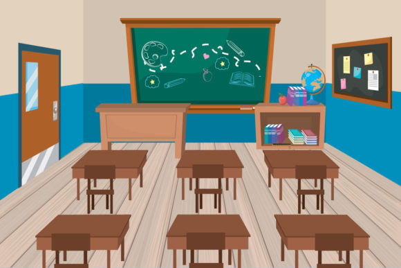Elevating Corporate Identity with Digital Classroom Free Vector Art and Minimalist Design
