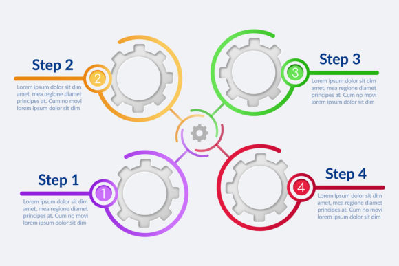 Goods Producing Vector Infographic Design