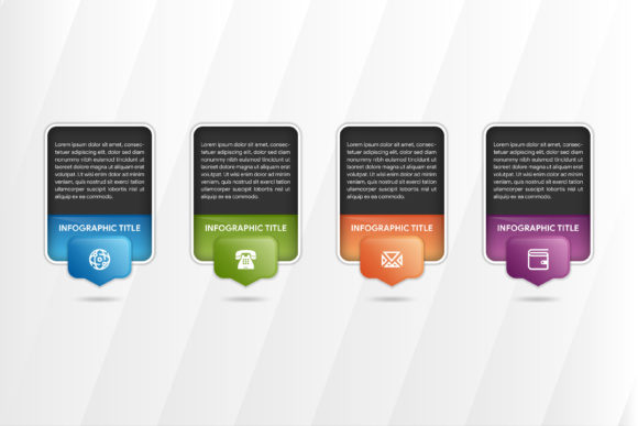 Infographic Talk Bubble Black: Evaluating Vector Templates for Business Process Design