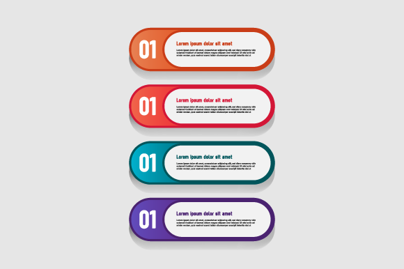 Integrating a Simple Colorful Infographic Banner Into Your Visual Workflow