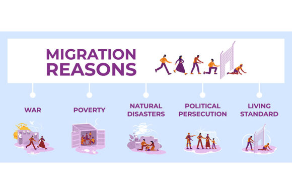 Migration Reasons Infographic Template Guide