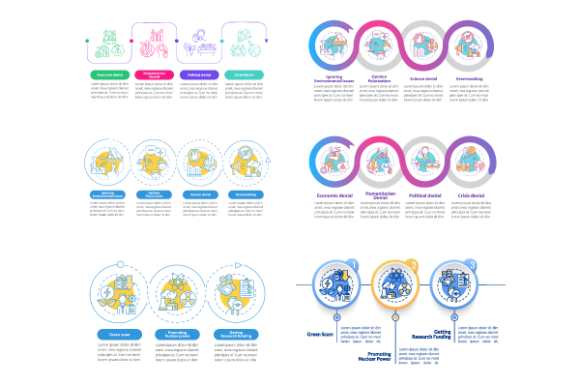Visualizing Complex Narratives: The Strategic Role of Conspiracy Theory and Denial Infographic Templates