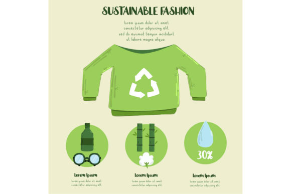 Visualizing Impact: Leveraging the Sustainable Fashion Infographic EPS10 Resource