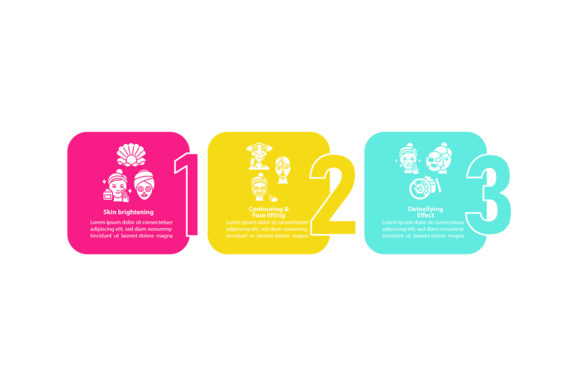 Visualizing Skincare Science: Mastering Facial Mask Effects with Vector Infographics